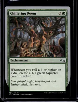 1x Chittering Doom MTG Unstable NM Magic Regular - Image 1