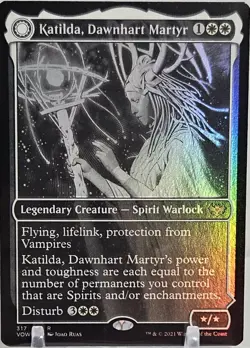 Katilda, Dawnhart Martyr / Rising Dawn #317 Foil MTG 21 Innistrad: Crimson Vow - Image 1