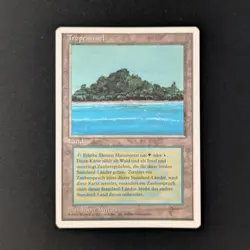 MTG \>> Tropical Island (EX) <<// Foreign White Bordered - 341 Trading - Magic - Image 1