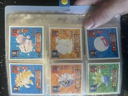 Vintage Pokemon Amada Japanese Hyper Sticker Collection - 1996 - Image 4
