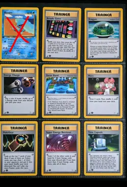 1st Edition Pokemon Neo Genesis Non Holo Rare Cards - Image 2