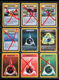 1st Edition Pokemon Neo Genesis Non Holo Rare Cards - Image 3