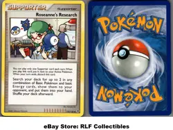 2007 Pokemon, D&P Secret Wonders, #125/132 Roseanne's Research, Uncommon - Image 1