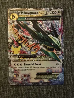 M Rayquaza EX 76/108 Classic Collection Holo Celebrations Pokemon TCG - Image 1