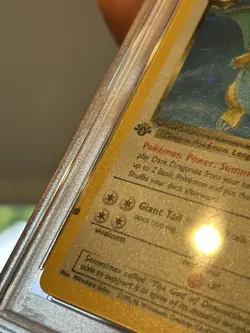 Pokemon WOTC Team Rocket Dark Dragonite Holo 5/82 1st Edition | PSA 7 |Read Desc - Image 4