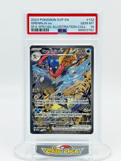 2024 POKEMON SVP EN GRENINJA ex SFA SPECIAL ILLUSTRATION COLL #132 PSA 10 - Image 1