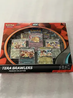 Pokemon Tera Brawlers Premium Collection New Sealed Charizard - Image 3