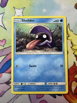 Shellder - 33/149 Pokemon Sun & Moon Reverse Common Near Mint NM - Image 1