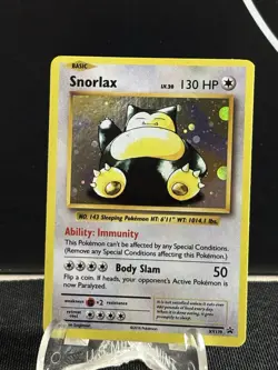 Pokemon TCG Cards Snorlax XY179 Black Star Promo Holo #28 - Image 2