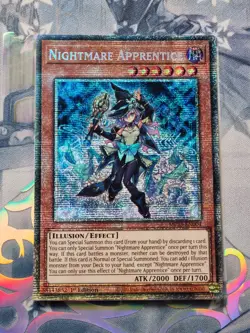 MP25-EN004 Nightmare Apprentice Starlight Rare 1st Edition Near Mint YuGiOh TCG - Image 1
