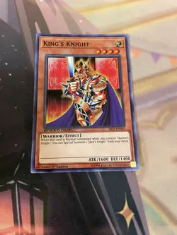 YUGIOH - KING'S KNIGHT - SUPER RARE - SBLS - SPEED DUEL - NM - 1ST ED - Image 1