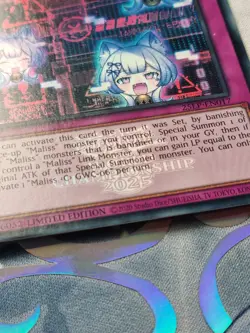 25LP-EN017 Maliss C GWC-06 Ultra Rare EMBLAZONED LTD Edition NM YuGiOh TCG - Image 2