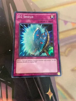 YUGIOH - D2 SHIELD - SUPER RARE - STBL - 1ST ED - NM - Image 1