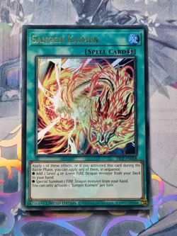25LP-EN008 Sangen Kaimen EMBLAZONED Ultra Rare LTD Edition Near Mint YuGiOh TCG - Image 1