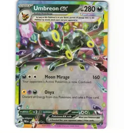 Pokemon Umbreon EX 060/131 S&V Prismatic Evolution Holo LP Card - Image 1