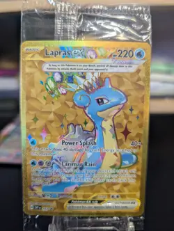 Lapras ex 164 Sv: Scarlet & Violet Black Star Promo Cards Holo NM - Image 1