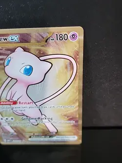 Pokemon TCG Mew EX Metal Gold NM 205/165 Scarlet & Violet 151 Promo Card - Image 3