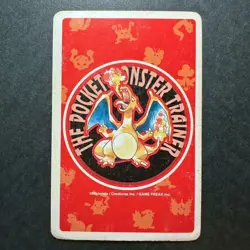 S2372 Abra 8 of Spades Red Charizard Deck Playing Poker Card Pokemon - Image 2