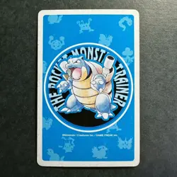 S2617 Alakazam 8 of Spades Blue Blastoise Deck Playing Poker Card Pokemon - Image 2