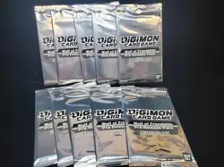 Sealed Digimon Card Game Wolf of Friendship Pre-release Packs x10 - Image 1