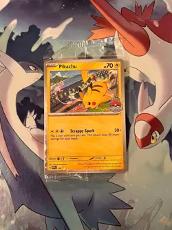 Pikachu SVP190 2024 World Championship Promo Pokemon Card Sealed - Image 1