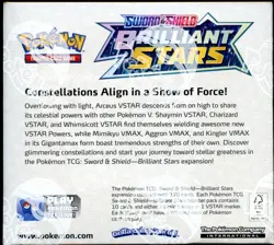 SWSH Brilliant Stars SEALED Booster Box (36 Packs of Pokemon Cards) - Image 4