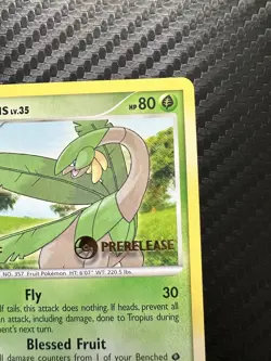 Pokemon Tropius Staff Prerelease Stamp Promo Rising Rivals Set 52/111 Card - Image 3