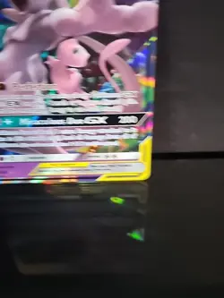 Mewtwo & Mew GX 71/236 Tag Team Ultra Rare Unified Minds Pokemon Card - Image 4