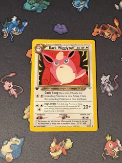 Pokemon Card Dark Wigglytuff 40/105 Neo Destiny FIRST EDITION - (LP) - Image 1
