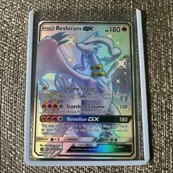 Reshiram GX Basic Pokemon Card - Flame Charge & Vermilion GX - Image 1