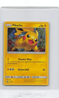 Pikachu SM76 - Holo - Black Star Promo - 2017 Pokemon CARD - NM/LP - Image 1