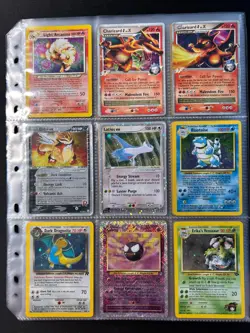DAMAGED Lot of 117 ALL HOLO Vintage Pokemon Card Binder Collection DAMAGED - Image 2