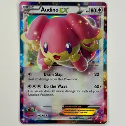 Audino EX 84/124 - XY Fates Collide - Pokemon TCG Ultra Rare Holo Card - Image 1