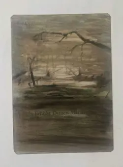 Magic The Gathering MTG Fourth Edition Swamp (B) GERMAN ALTERED - Image 1