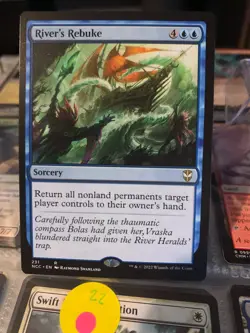 RIVER'S REBUKE Streets of New Capenna Commander MTG Magic - Image 1