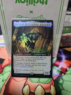 Anti-Venom, Horrifying Healer (Extended Art FOIL) Marvel's Spider-Man (SPM) MTG - Image 1