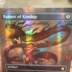 Banner of Kinship (Borderless) (Mana Foil) - Foundations (FDN) - Image 1
