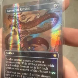 Banner of Kinship (Borderless) (Mana Foil) - Foundations (FDN) - Image 2