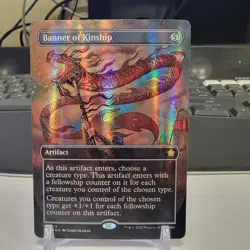 Banner of Kinship (Borderless) (Mana Foil) - Foundations - Image 1