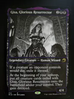 Gisa, Glorious Resurrector NM SHOWCASE Innistrad: Midnight Hunt MTG FREE SHIP - Image 1