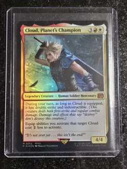 Cloud, Planet's Champion Foil - M 0552 - Magic The Gathering Final Fantasy 2025 - Image 1