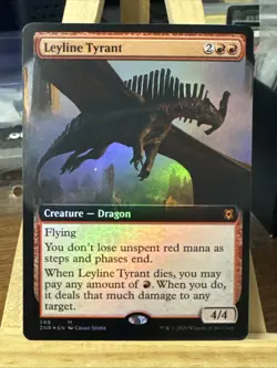 MTG *Leyline Tyrant Extended Art Foil X1* (NM) Zendikar Rising Magic - Image 1
