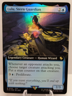 Lulu, Stern Guardian Extended Art Foil - Final Fantasy Commander MTG - Image 1