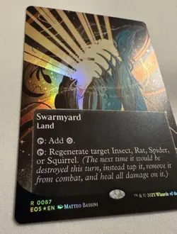 Swarmyard (0087) (Borderless) Edge of Eternities: Stellar Sights Foil X1 NM - Image 2