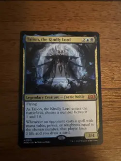 MTG Wilds of Eldraine (WOE) Mythic Talion, the Kindly Lord 215 NM - Image 1