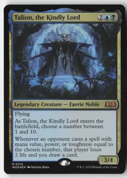 MTG - Talion, the Kindly Lord M Wilds of Eldraine 215 LP-NM - Image 1