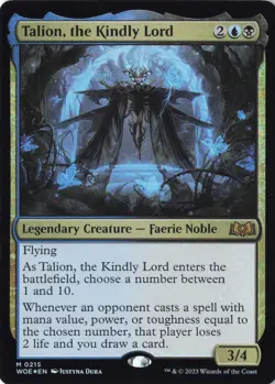 Talion, the Kindly Lord M Wilds of Eldraine 215 NM Foil - Image 1