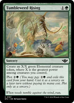 Tumbleweed Rising 0187 - Outlaws of Thunder Junction - MTG - NM - Regular Common - Image 1