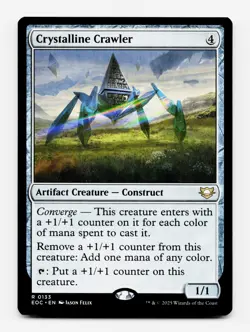 Crystalline Crawler [Commander: Edge of Eternities] MTG Magic NM/M - Image 1
