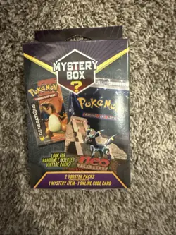 Pokemon Walgreens Mystery Box 2 Booster Packs Seeded 1:4 Chase Pack - Image 1
